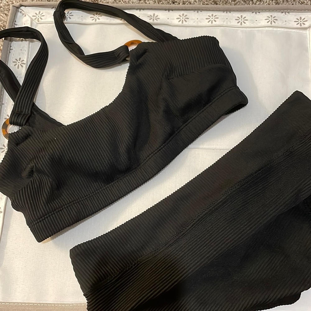 Night Waisted Black summer Bikini
